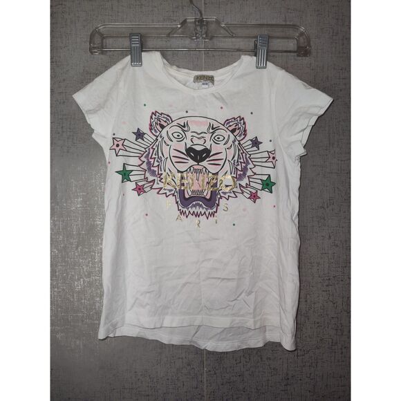 Kenzo Kids Super Tiger T-Shirt Sz 8A/128 - Picture 1 of 5